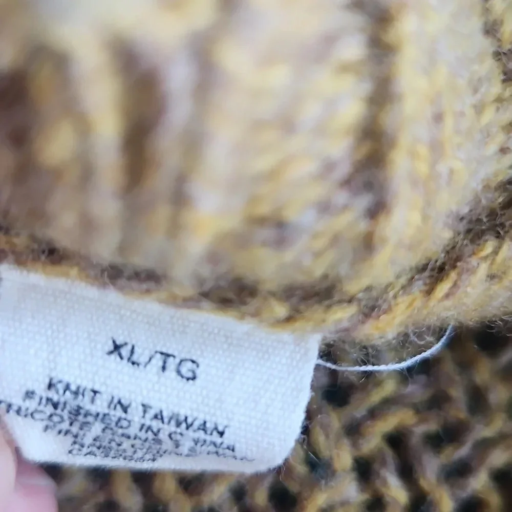 Anthropologie Moth Yellow Pom Pom Knit Sweater - Picture 14 of 15